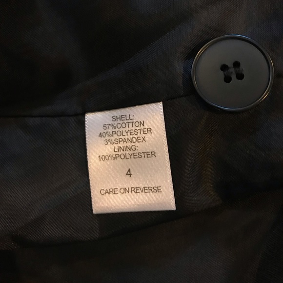 New York & Co Patterned Black Blazer - Picture 8 of 8